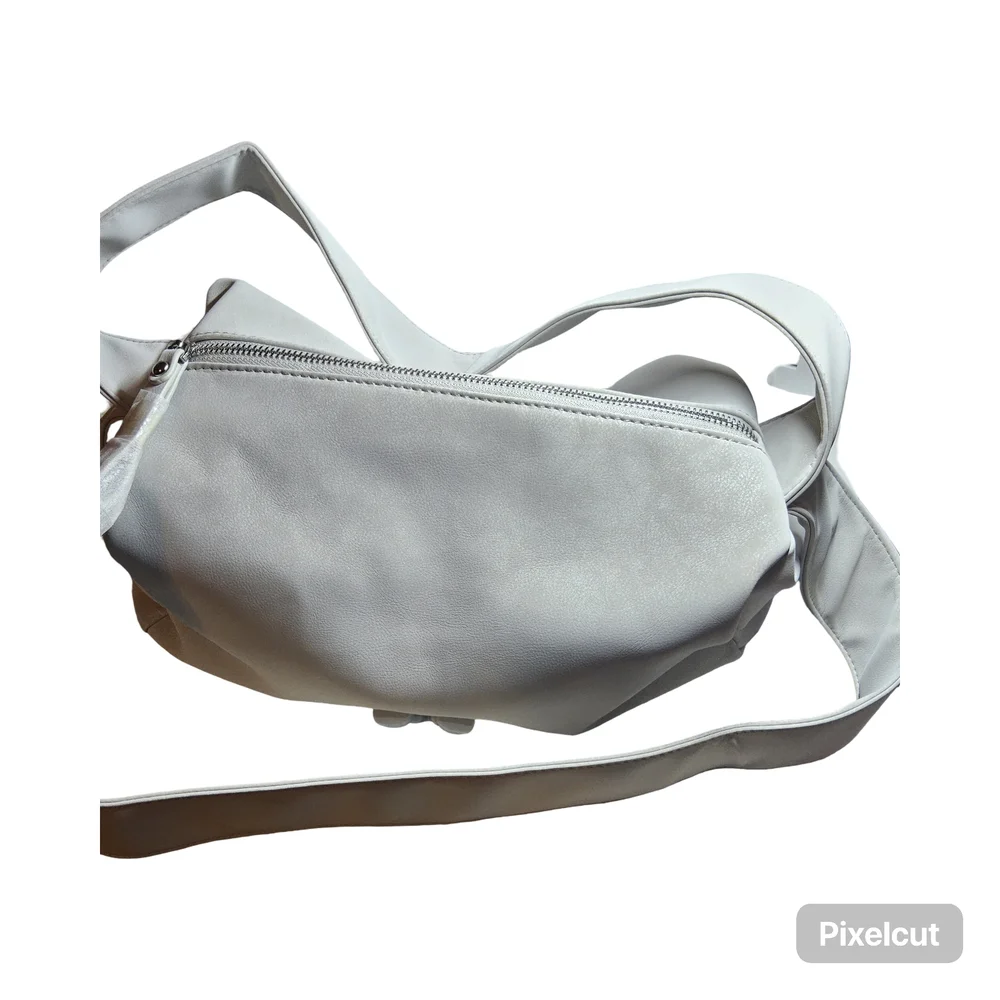 New JACD Light Silver Hobo Style Shoulder/Crossbody Purse